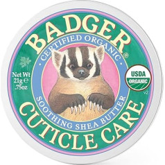 Badger Tin Cuticle Care 720308 Small Balm for Cuticles and Fingernails Care Balm for Dry Nails