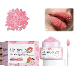 Peach Lip Scrub, Lip Scrub, Peach Ultra Sexy Lip Scrub, Night Sleep Lip Mask, Dark Lip Scrub Improves Dullness, Moisturises and Repairs Dry Lips