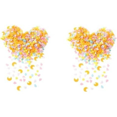 Anneome Pack of 2 1 DIY Phone for Polymer Clay Shell Cute Chips Case Decorations Decor Charms Bag Multi Slices Ornament