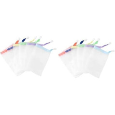 FRCOLOR 2 Packungen Blasennetz waschnetze wäschenetz Aufbewahrung für Seife Seifenhalter seifensack Seifenspender für die Dusche Seifensparsack Badetuch Seifennetzhalter Seifennetzbeutel