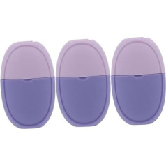 Ice Cube Tray Roller Ball Massage Ice Mould for Face Ice Roll Mould Face Massager Eye Rings Remove Skin Cleaning Face Ice Mini Face Roller Silica Gel Purple Pack of 3 minkissy
