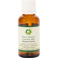 R V Essential Pure Carrot Carrier Oil - Daucus Carota (100% Pure and Natural Cold Pressed) Pure Carrot Carrier Oil