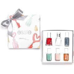 Essie 6-Piece Discovery Set: Gel Couture Rock the Runway, Gel Couture Top Coat, Expressie Air Dry, Mint Candy Apply, Ballet Shoes, Apricot Oil
