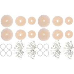 Beaupretty Werkzeugtasche Werkzeug 4 Sets Ring Mädchenbänder Shaper Haarnadeln Bobby Donut Style Flechtclip Extra Kits Shapers Ballett Shaped Kit Zubehör Donut Buns Pferdeschwanz U-Förmige s