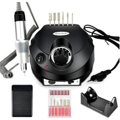 VOLTIX Professional Nail Drill Bit Electric Nail File 35000RPM Portable Electric Manicure Pedicure Tool Nail Cutter for Salon and Home