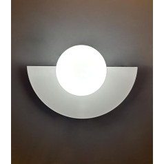 bamyum Wall Light Indoor Vintage Metal Sandal Wall Lamp Glass G9, Wall Light Indoor Bedroom Wall Lamp Indoor Vintage, Decorative Living Room Wall Lamp Glass Kitchen Lamp Modern Glob Wall Decoration