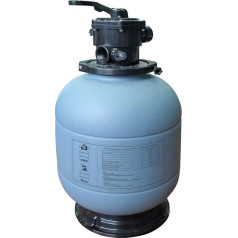 Gre FIS400 Sand Filter without Pump for Pools, 6 m³/h, for Freestanding, Recessed or Above Ground Pools