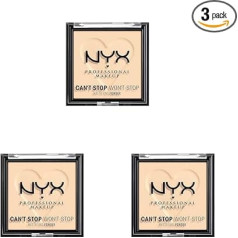 NYX Professional Makeup Can't Stop Won't Stop Mattifying Powder, Matte Finish, Fair (Pack of 3)