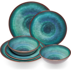 Melamine Crockery Set for 2 People - Camping Tableware Set