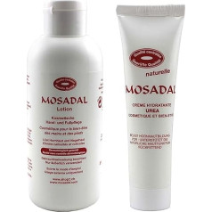 Mosadal Cosmetic Hand and Foot Care Set 2 Pieces Consisting of 1 x Mosadal Lotion 250 ml and 1 x Mosadal Cream Hydratante Urea 100 ml