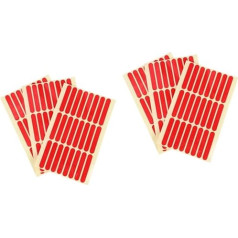 PLAFOPE 6 Stk Klebestreifen für Nagelkleber Klebeband für Nagelaufkleber doppelseitiges Nagelband Nagelaufkleber kleben doppelseitiges Klebeband manicure manikürset nagelsticker rot