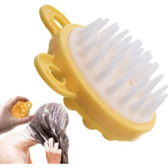 Scalp Brush, Silicone Scalp Massager, Portable Silicone Scalp Massager, Shampoo Brush, Shower Hair Brush for Hair Growth and Head Massage