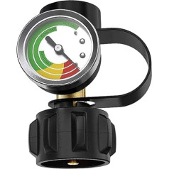 Propane Tank Gauge - Portable Metal LP Tank Meter | Propane Meter LP Tank Gauge | Grill Gauge Propane Tank | Propane Gas Tank | Propane Gas Meters for All Cylines