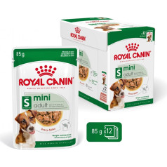 shn mini adult in sauce - mitrā barība pieaugušiem suņiem - 12x85g