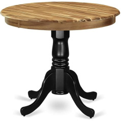 East West Furniture Antique Rubberwood Dining Table