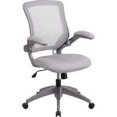 Flash Furniture Grey Metal Office Chair 24
