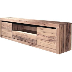 Massivmoebel24.De Montreux #205 TV Board 202 x 42 x 55 cm Oiled Bianco Modern
