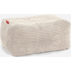 ‎Lounge Pug Lounge Pug, Pouf Footstool Pom-Pom Cream