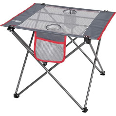 Aktive Foldable Polyester Camping Table, Dimensions 62 x 50 x 50 cm, Ultralight, Comfortable and Easy to Carry, Compact Camping Table, Portable Folding Table, Picnic Table (63026)