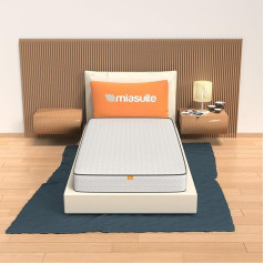 Miasuite I Sogni Italiani Primavera Mattress 85 x 190 cm Height 20 cm Water Foam Non-Deformable Medical Device
