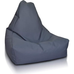 Ecopuf Keiko M Bean Bag - Outdoor and Indoor Bean Bag Made of Polyester with Anti-Loss Zip - 100 x 85 cm