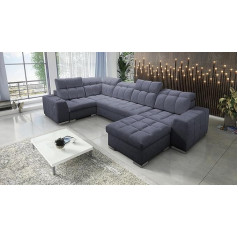 Im Sofa Living Room Couch Corner Sofa U-Shape Living Landscape Pagani IV Left / Right Choice of Colours Top Quality