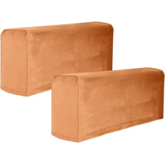 ‎Lioobo LIOOBO Sofa Armrest Covers Stretch Sofa Slipcover Furniture Protector Armchair Armrest Cover for Recliner Sofa Navy Blue 2 Pack YTX47310N5W41ZNY Camel
