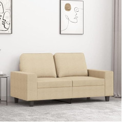 Generisch 2-Sitzer-Sofa Creme 120 cm Stoff,jiangboyue-359385