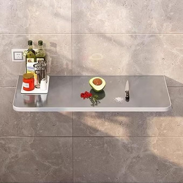 Generisch Kompakter klappbarer Schreibtisch zur Wandmontage für Esszimmer, Arbeitszimmer, Küche oder Balkon