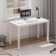 Sogeshome Computer Desk, 80 x 40 cm, Compact Desk, Office Desk, Corner Desk for Small Desk in Home Office, White, AC3DW-8040-SH