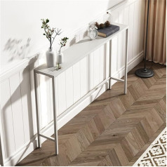 Generic Modern Console Table, Sofa Table, Console Table, Living Room, Black/Console Table, Narrow Metal Sofa Table, Dining Room, Pub Bar Tables, Space-Saving, Long Table for Living Room, Hallway, One