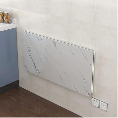 ‎Generisch Klapptisch aus Marmorimitat, zur Wandmontage, kratzfest, verschleißfest, leicht zu reinigen, platzsparendes Design für kleine Räume