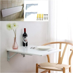 Generisch Klapptisch zur Wandmontage, für Wohnzimmer B, einfaches, platzsparendes Design (60 x 30 cm)