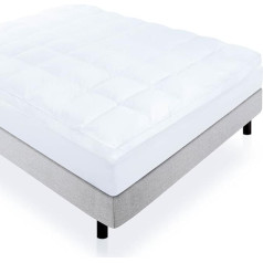 Lucid Plush Down Alternative Fiber Anti Allergy Queen Size Bed Topper