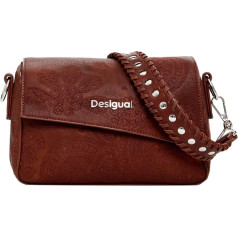 Desigual Women's Accessories PU Hand Bag, Brown, brown