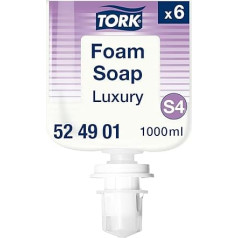 Tork 524901 Luxury Foam Soap S4 Blossom Fragrance 6 × 1000ml