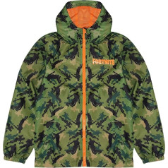 Fortnite Camo Dancing Emes Rainmac, Children, 128-182, Green, Official Merchandise