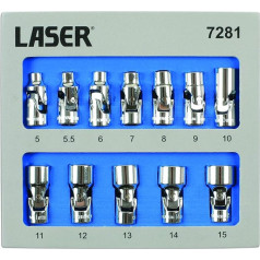 Laser 7281 Universal Joint Socket Set 1/4