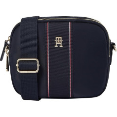 Tommy Hilfiger Women's Poppy Camera Bag Corp Aw0aw17230 Crossover, Blue (Space Blue Corp)