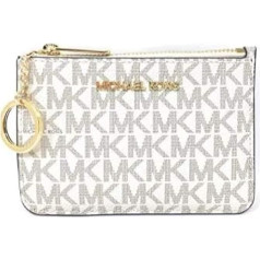 Michael Kors Jet Set Travel Small Zip Pouch with ID Holder - Twill PVC Coated