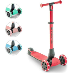 Yvolution Y Glider Nua Foldable Tricycle Scooter with Storage Accessories for Children Aged 3-10 Years