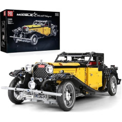 Mould King 13080 Technic vintage car building kit, 3564 building blocks, Technic vintage car building blocks, building toy vehicles (without motor)