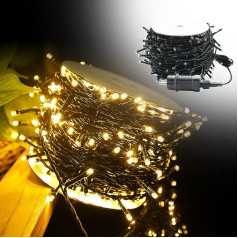 HENGMEI LED Fairy Lights, Warm White Outdoor and Indoor Fairy Lights with 8 Light Modes for Halloween Decoration, Christmas Lighting, Garden, Wedding, Party Decoration, 80 m 800 LEDs
