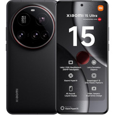 Xiaomi 15 Ultra Smartphone, 16 + 512 GB, Black, Mobile Phone without Contract, 100 mm 200 MP Leica Camera, 120Hz WQHD+ AMOLED Display, Snapdragon 8 Elite, 5410 mAh, 90 W HyperCharge, Xiaomi Hyper AI,