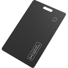Reyke Slim Wallet Tracker Card, Rechargeable Wallet Finder, IP68 Waterproof, Works with Apple Find My (iOS Only), Item Organizer for Luggage Tags, Phones, Passports