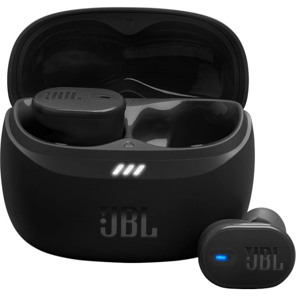 JBL Tune Buds 2 Wireless Bluetooth In-Ear Earphones with Noise Cancelling, 48 Hours Playback Time, IP54 Water and Dust Proof, Multipoint Connection, Ergonomic Design, Black