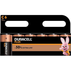 Duracell Plus C 6 Pack