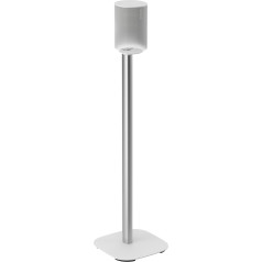Vogel's SFS 4113 Stand, Exclusively for Sonos ERA 100 Speakers, High-Quality and Sophisticated Cable Concealing System, Safe Thanks to TÜV-Tested Stability, Height: 82 cm, White (1 Stand)