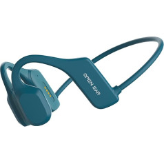 Bone Sound Headphones Wireless Bluetooth Bone Conduction Headphones Open Ear Headphones Bluetooth Sport Waterproof Wireless Headphones Bone Sound Bluetooth for Jogging Running Cycling Gym Green