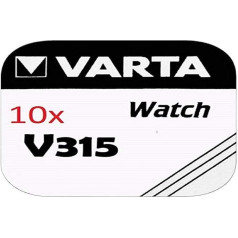 Varta V315 SR716SW Coin Cell Battery Pack of 10 Silver